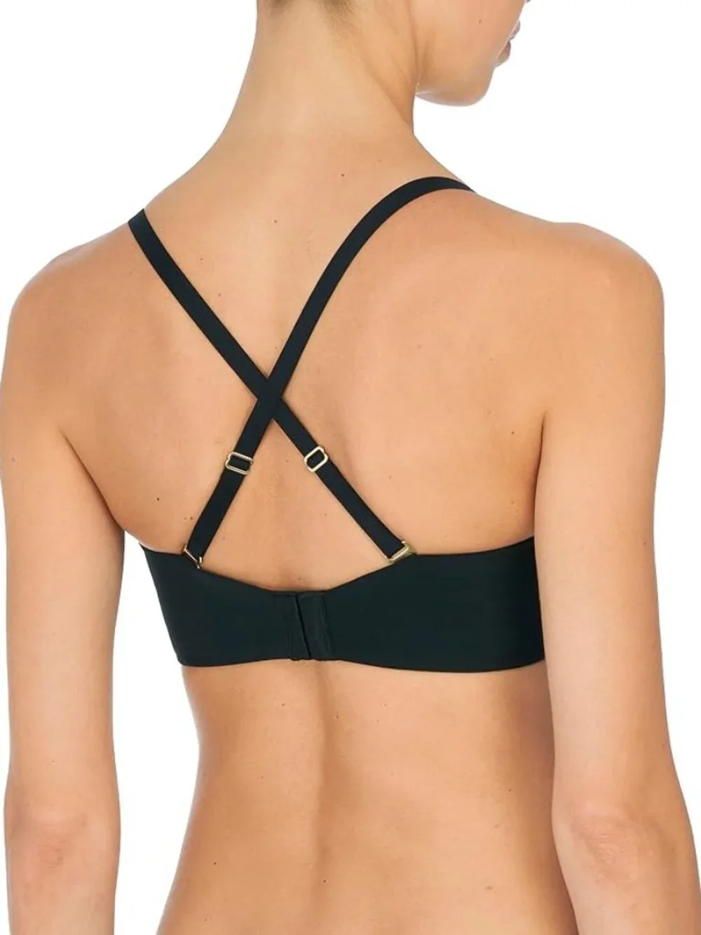 Natori Minimal Strapless Underwire Bra 32D Black